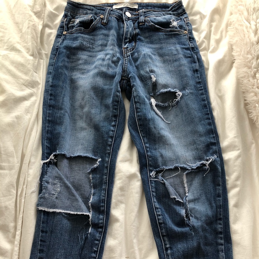 kancan ripped jeans